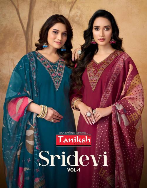 Taniksh sridevi vol 1 straight kurti wholesale